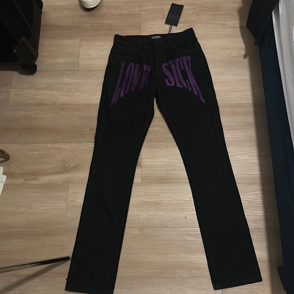Love Sick Stacked Denim Jeans Size 30 Brand NEW!